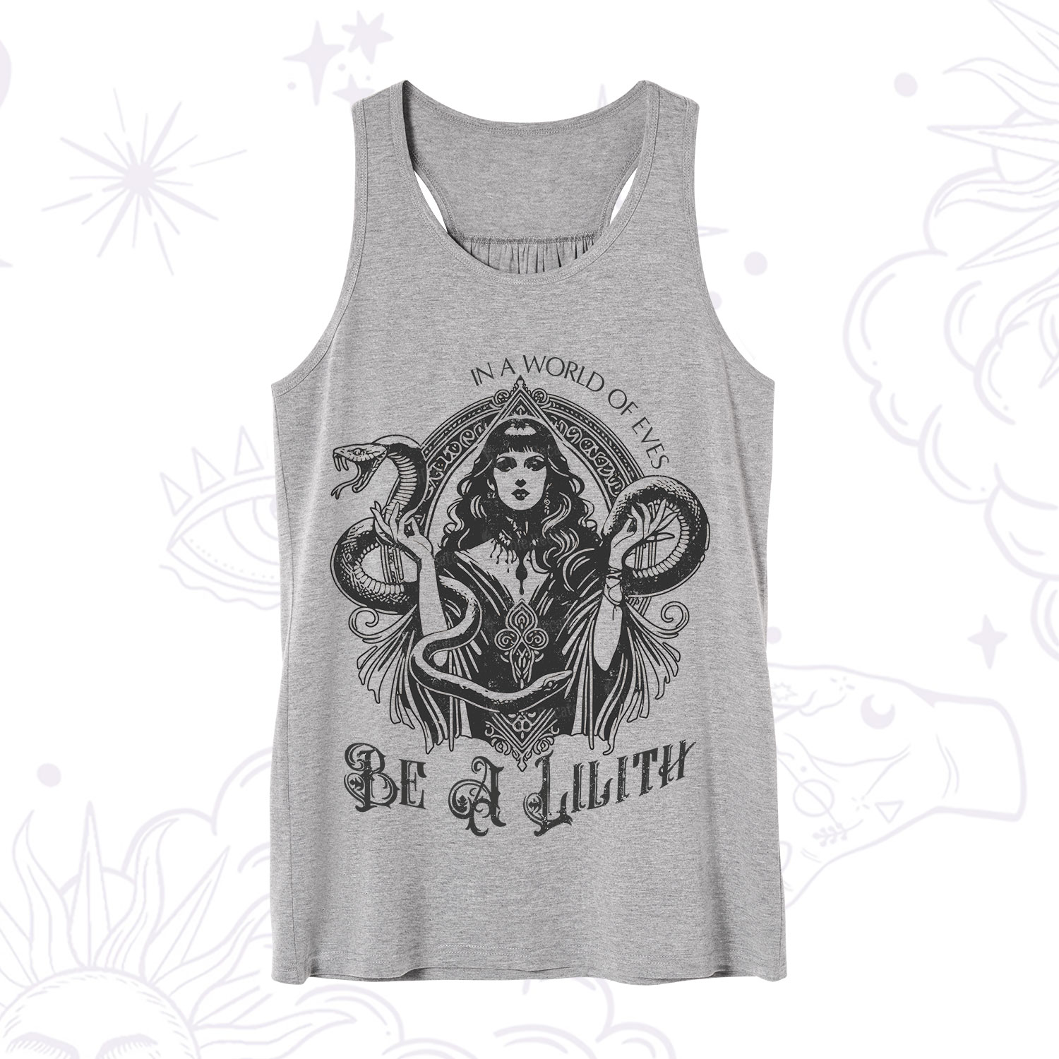 Purplehecate In a World of Eves Be a Lilith Gothic Occult Tank