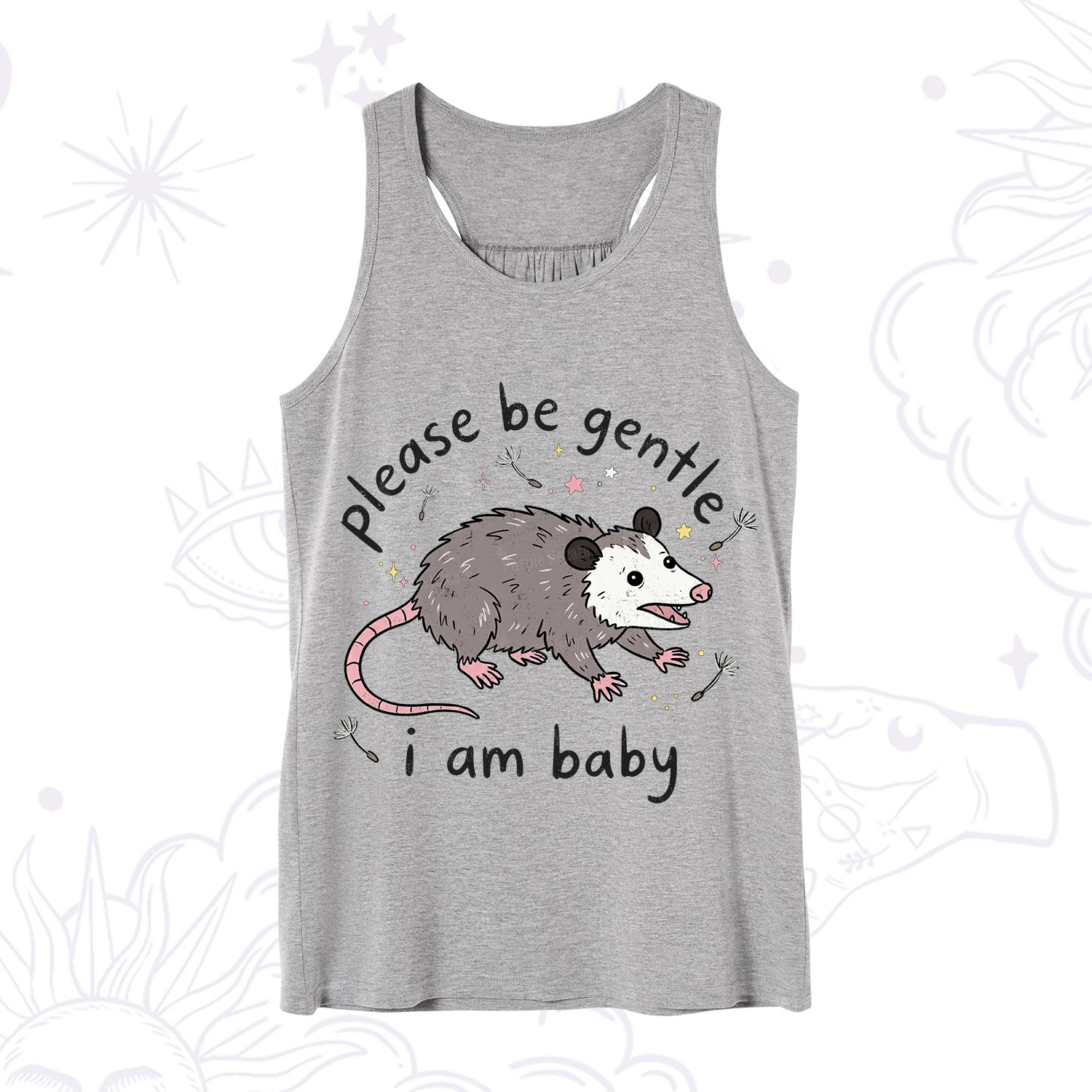 Purplehecate Please Be Gentle Possum Tank