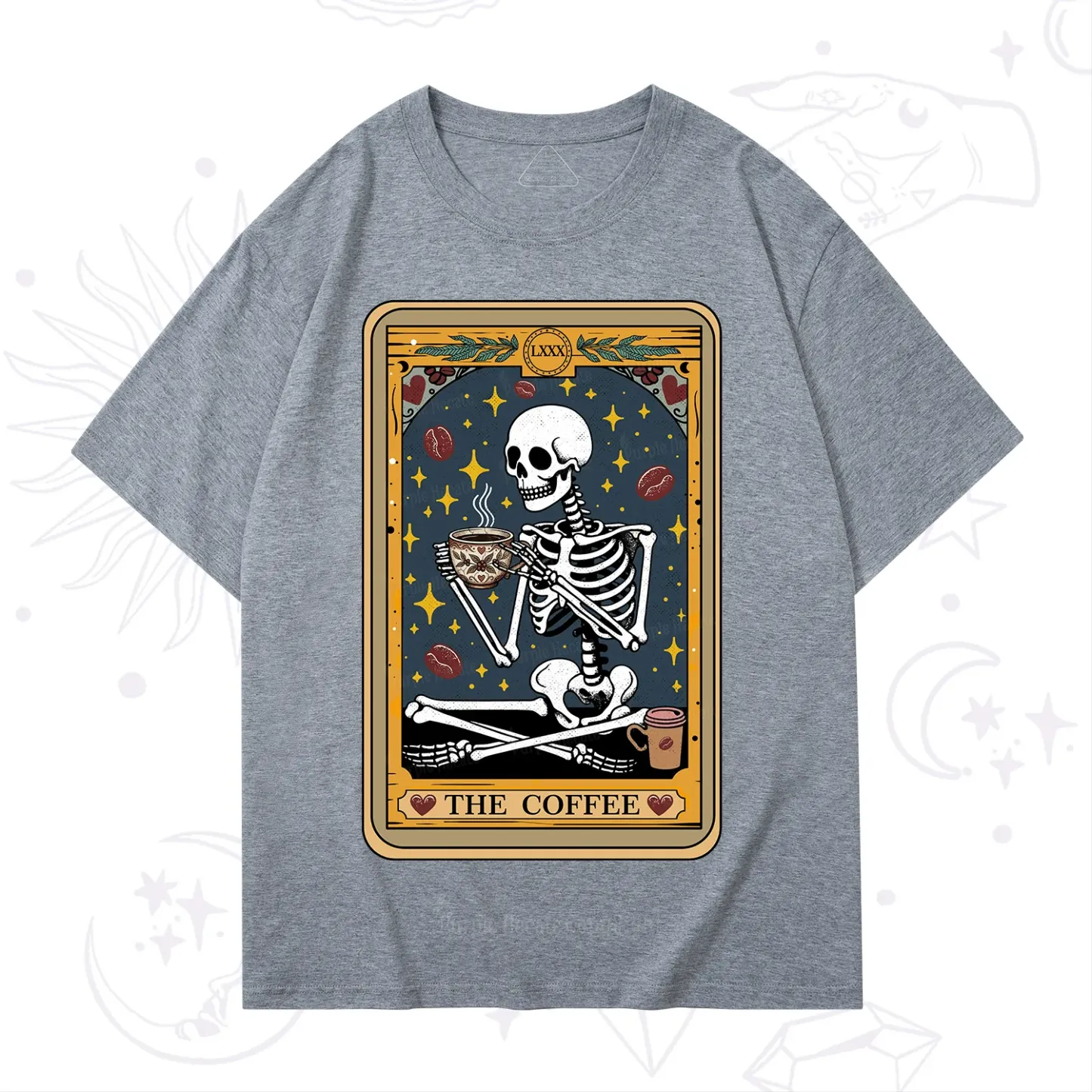 Purplehecate The Coffee Lover Tarot Card T-Shirt