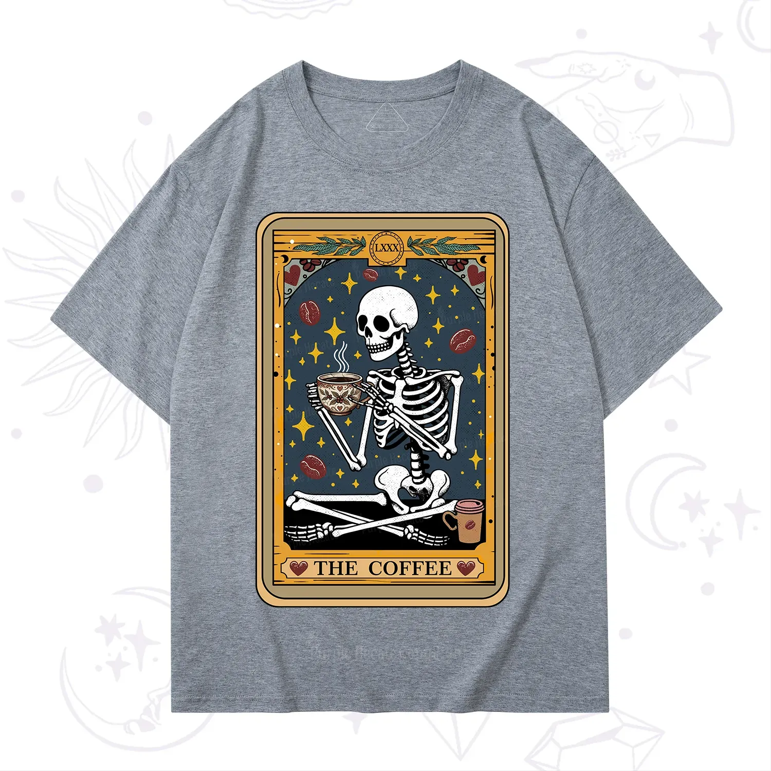Purplehecate The Coffee Lover Tarot Card T-Shirt