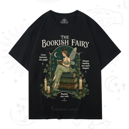 Purplehecate The Bookish Fairy T-Shirt