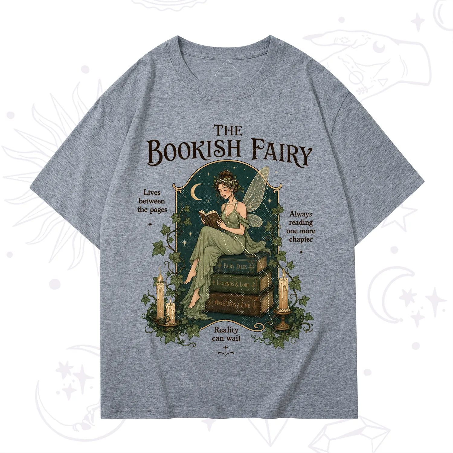 Purplehecate The Bookish Fairy T-Shirt