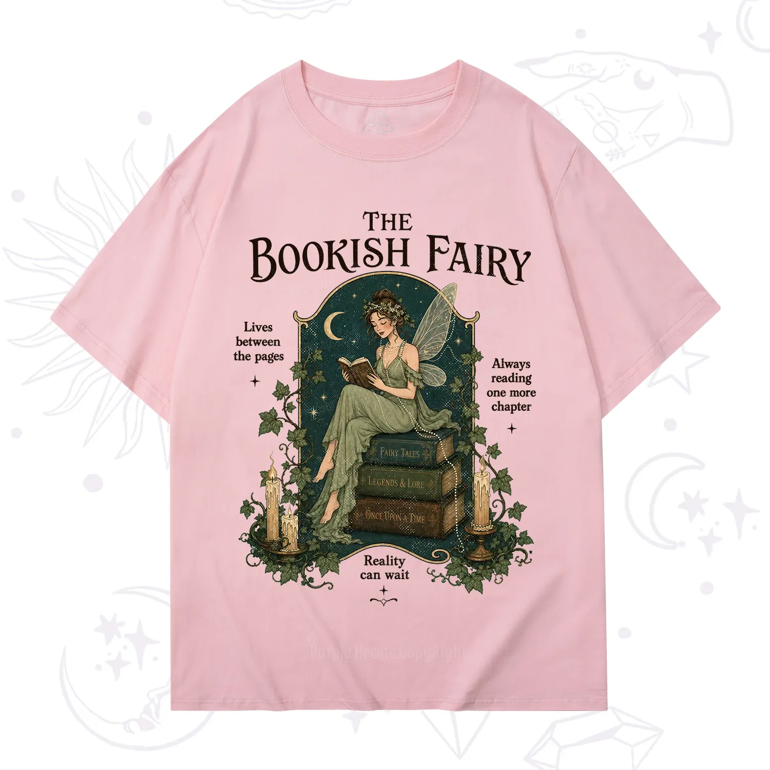 Purplehecate The Bookish Fairy T-Shirt