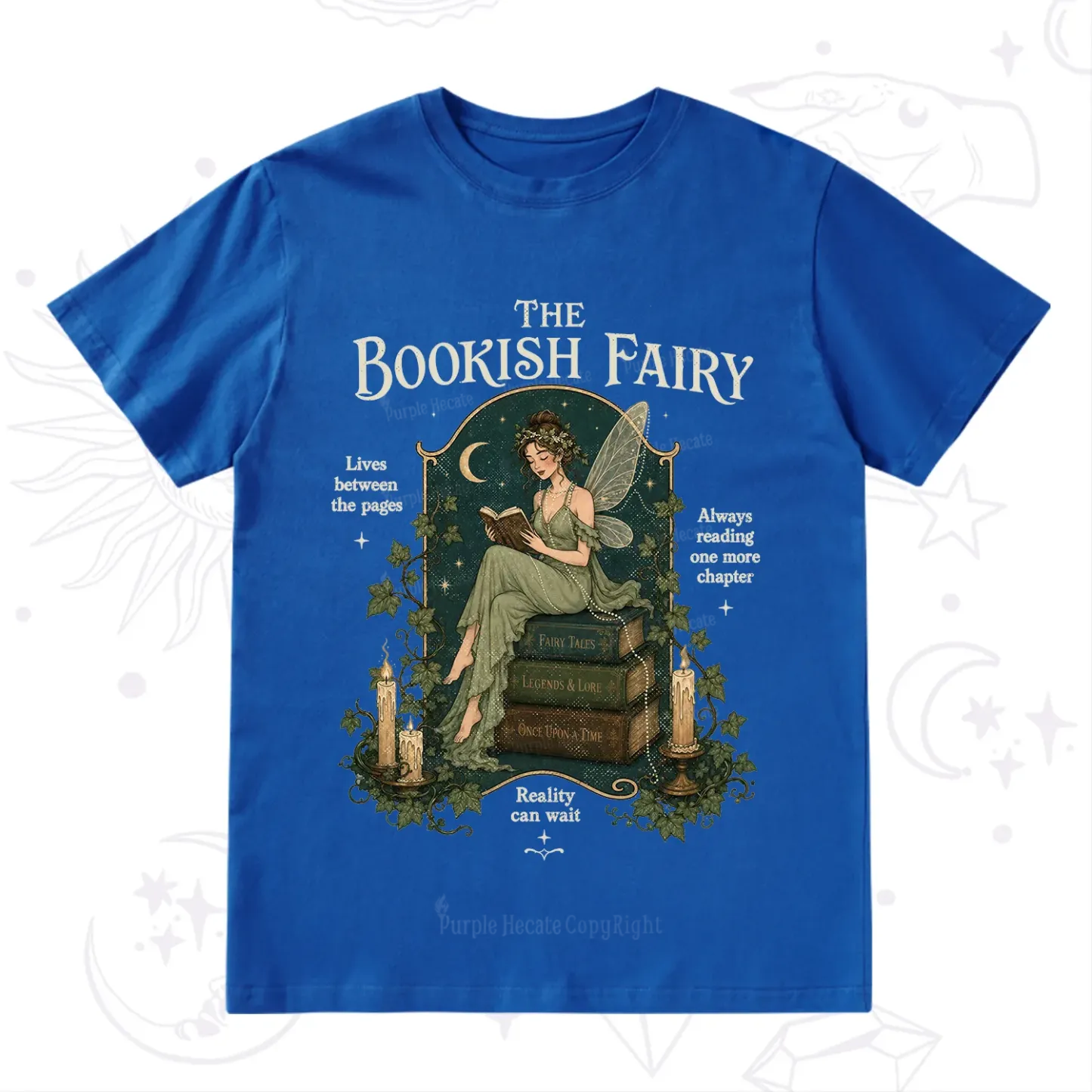 Purplehecate The Bookish Fairy T-Shirt