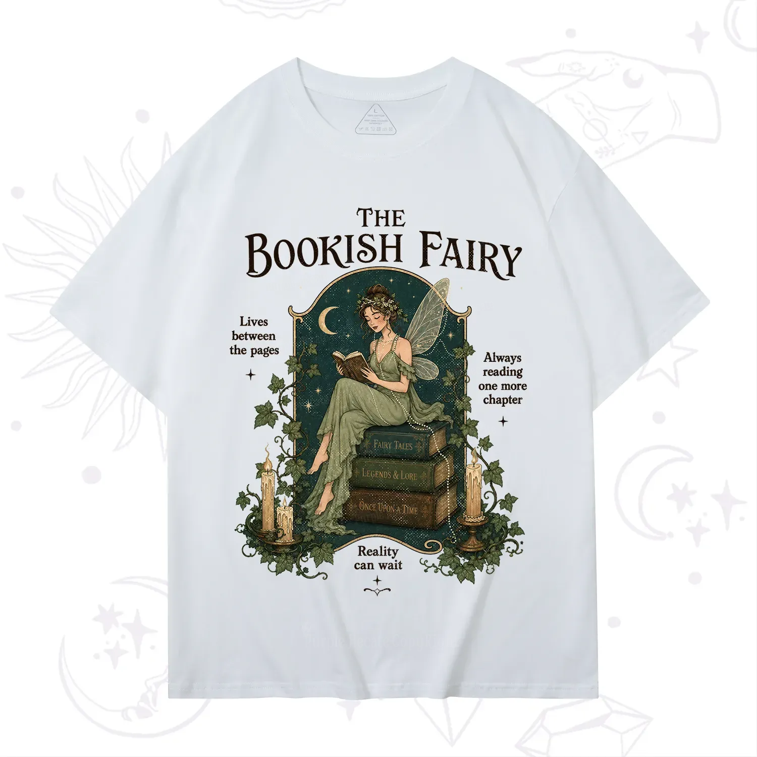 Purplehecate The Bookish Fairy T-Shirt