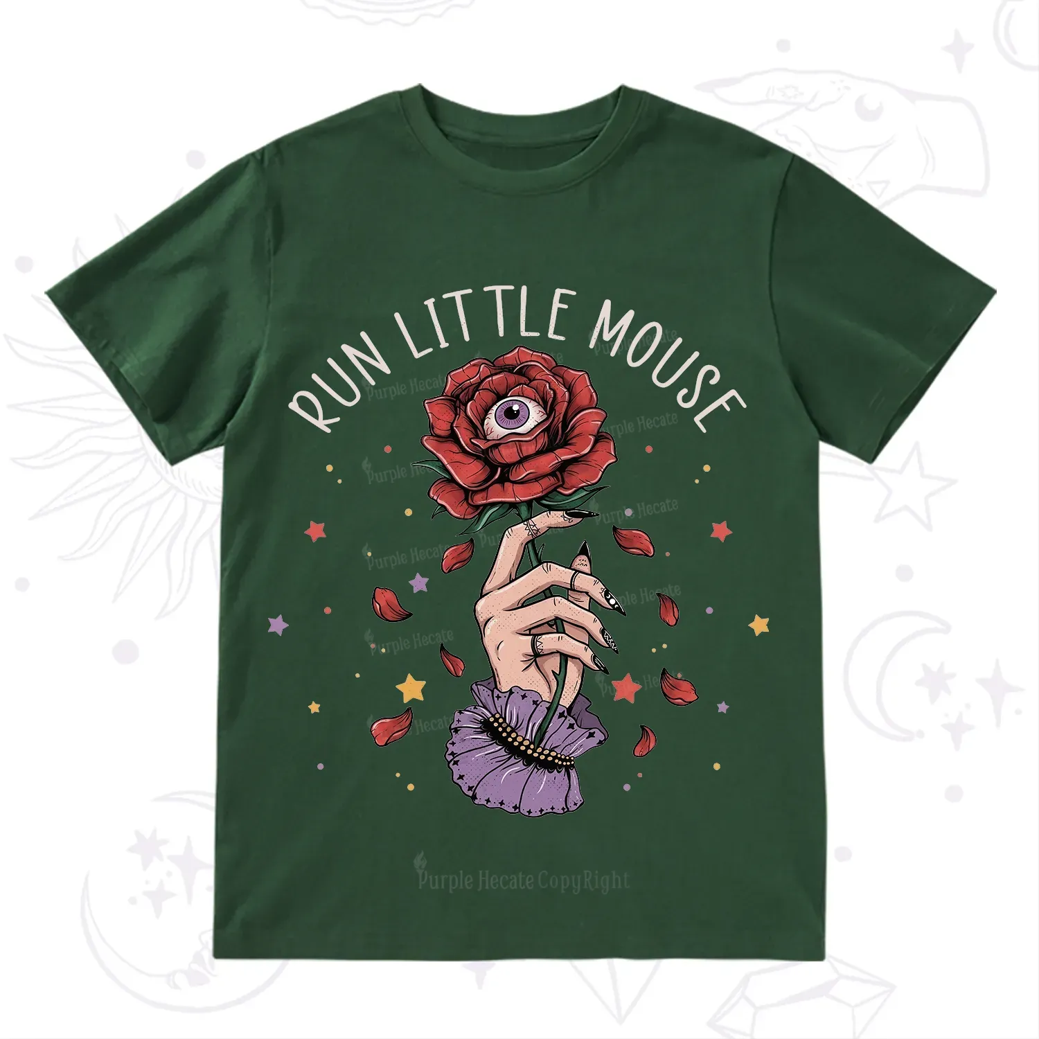 Purplehecate Run Little Mouse T-Shirt