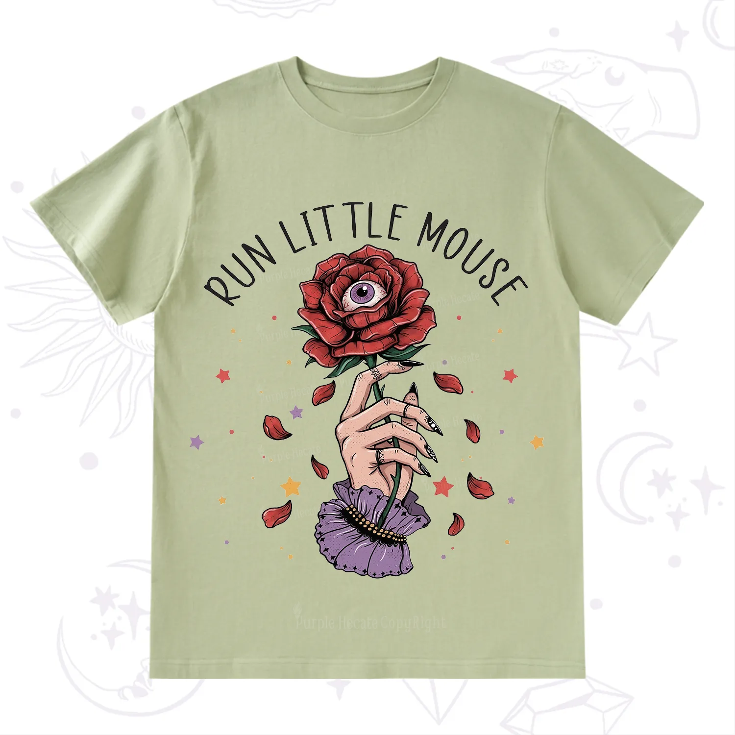 Purplehecate Run Little Mouse T-Shirt