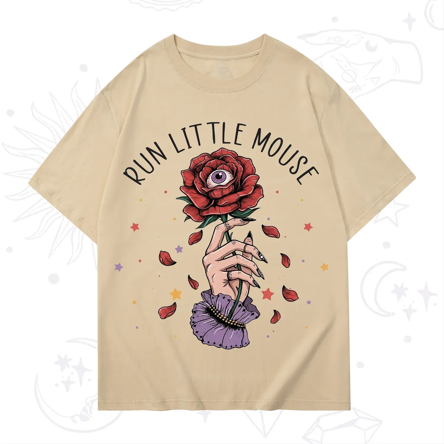 Purplehecate Run Little Mouse T-Shirt