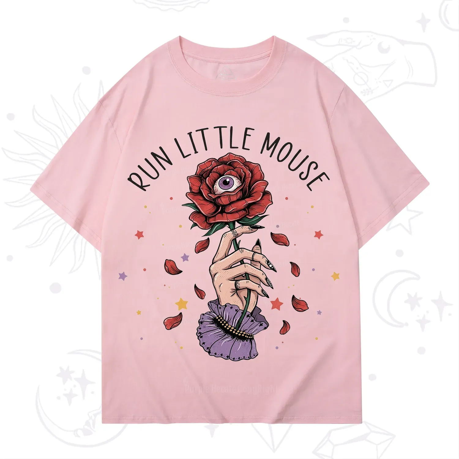 Purplehecate Run Little Mouse T-Shirt