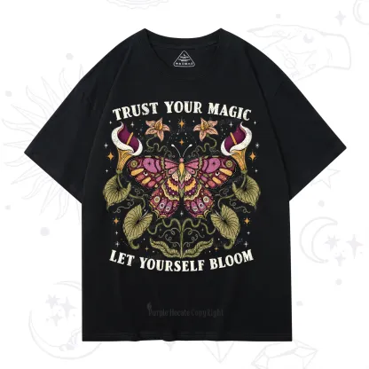 Purplehecate Trust Your Magic Butterfly T-Shirt
