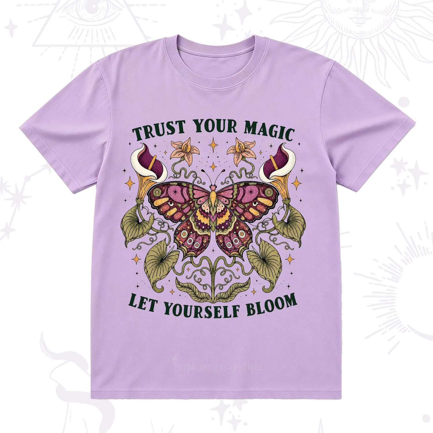 Purplehecate Trust Your Magic Butterfly T-Shirt