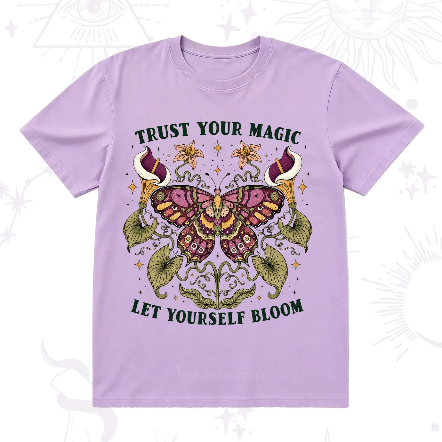 Purplehecate Trust Your Magic Butterfly T-Shirt