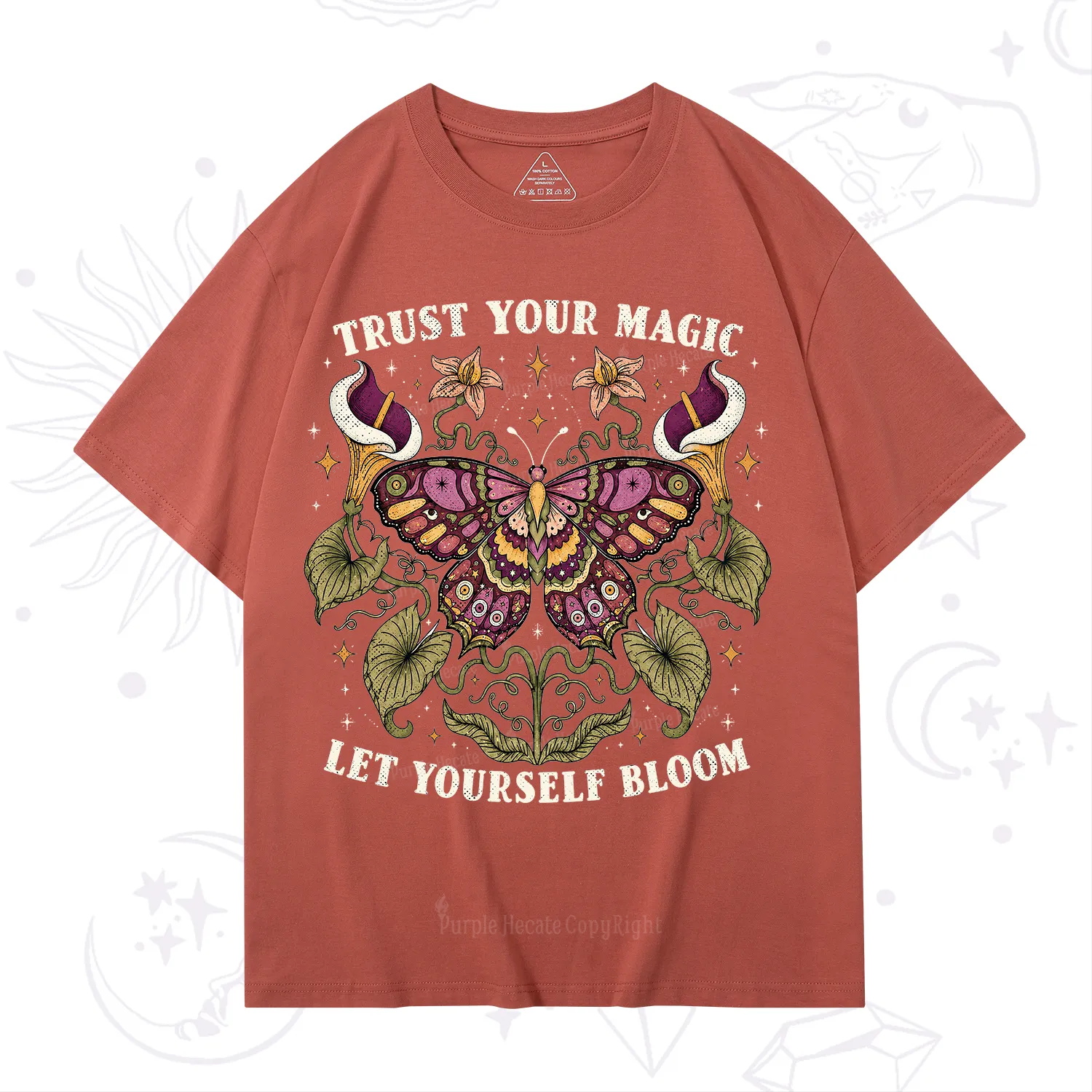 Purplehecate Trust Your Magic Butterfly T-Shirt