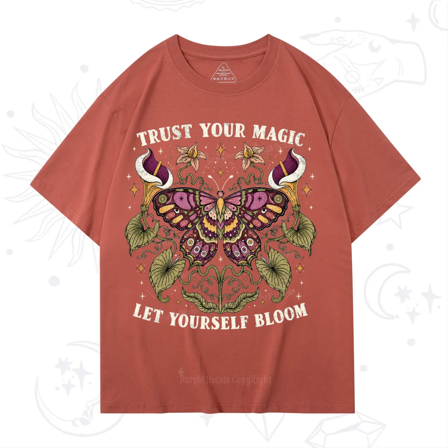 Purplehecate Trust Your Magic Butterfly T-Shirt
