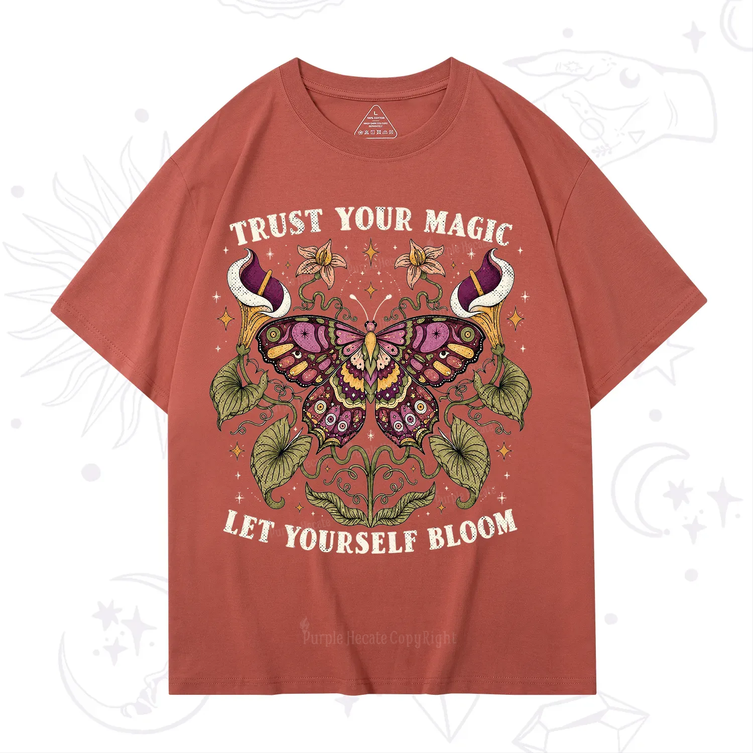 Purplehecate Trust Your Magic Butterfly T-Shirt