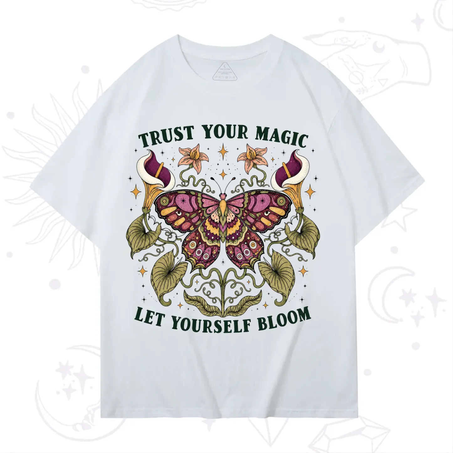 Purplehecate Trust Your Magic Butterfly T-Shirt