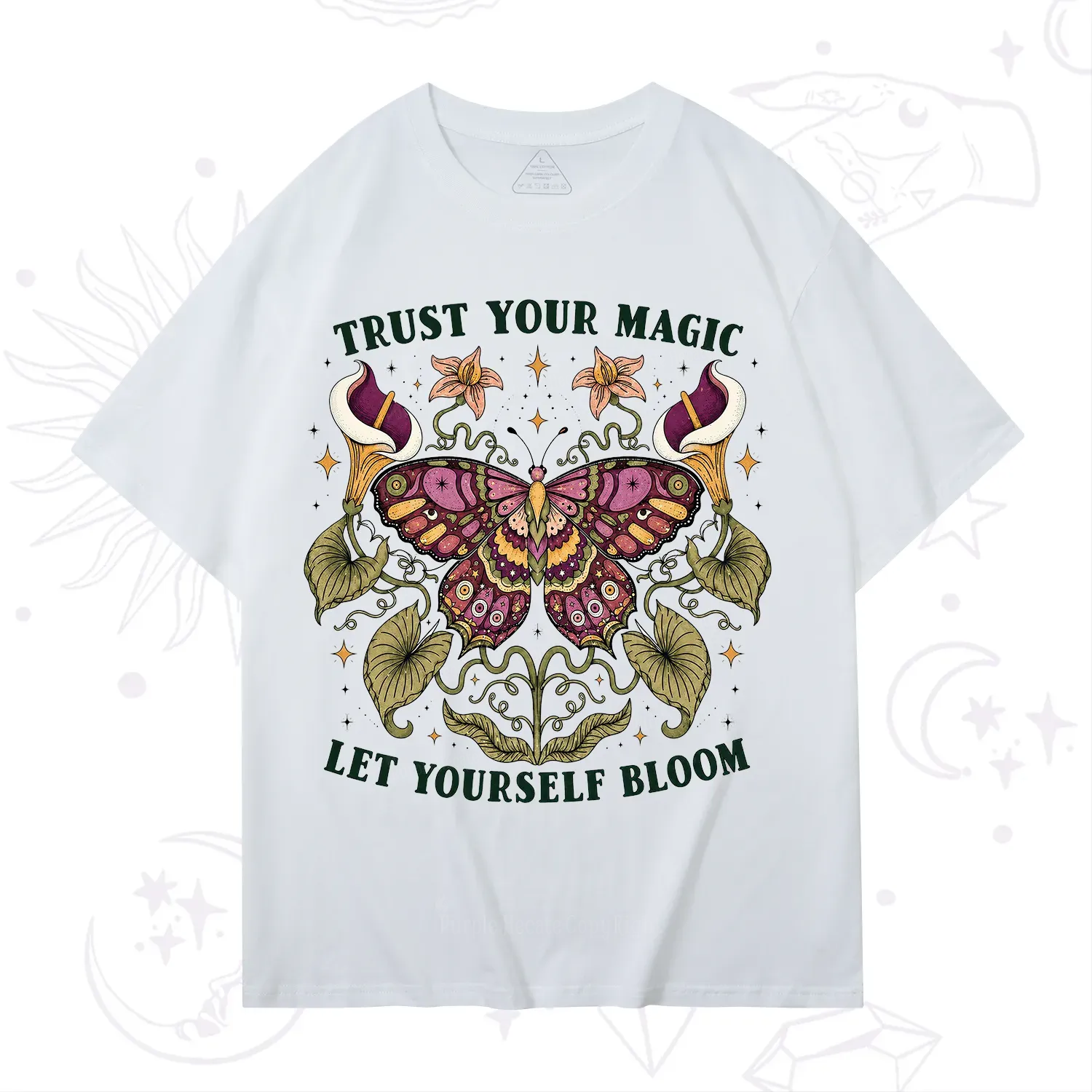 Purplehecate Trust Your Magic Butterfly T-Shirt