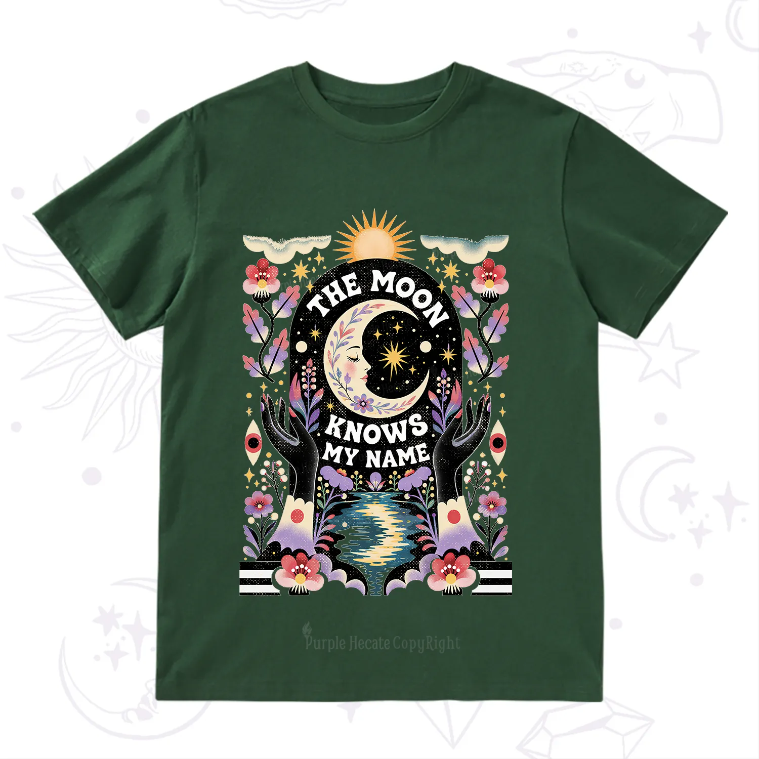 Purplehecate The Moon Knows My Name T-Shirt