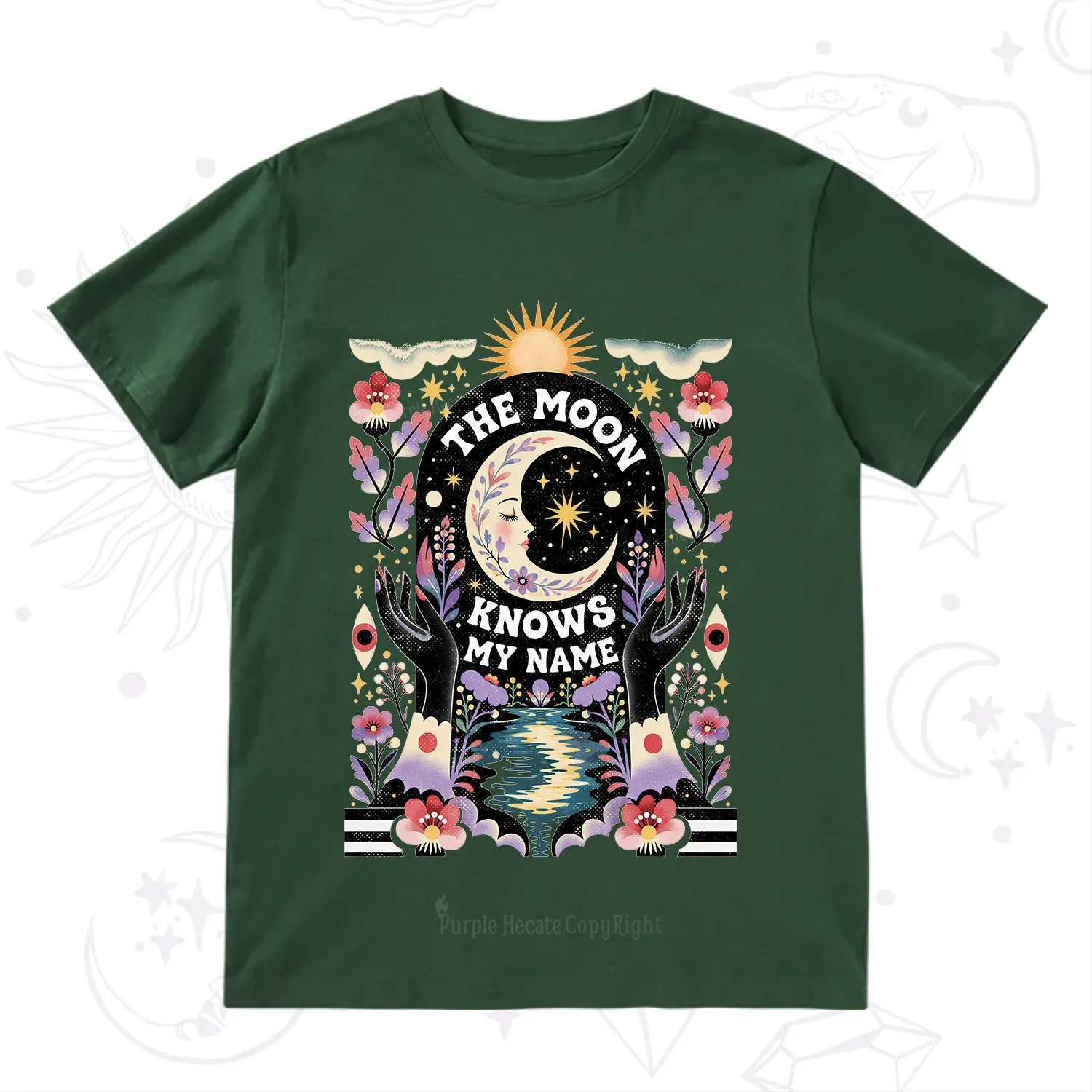 Purplehecate The Moon Knows My Name T-Shirt