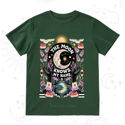 Purplehecate The Moon Knows My Name T-Shirt