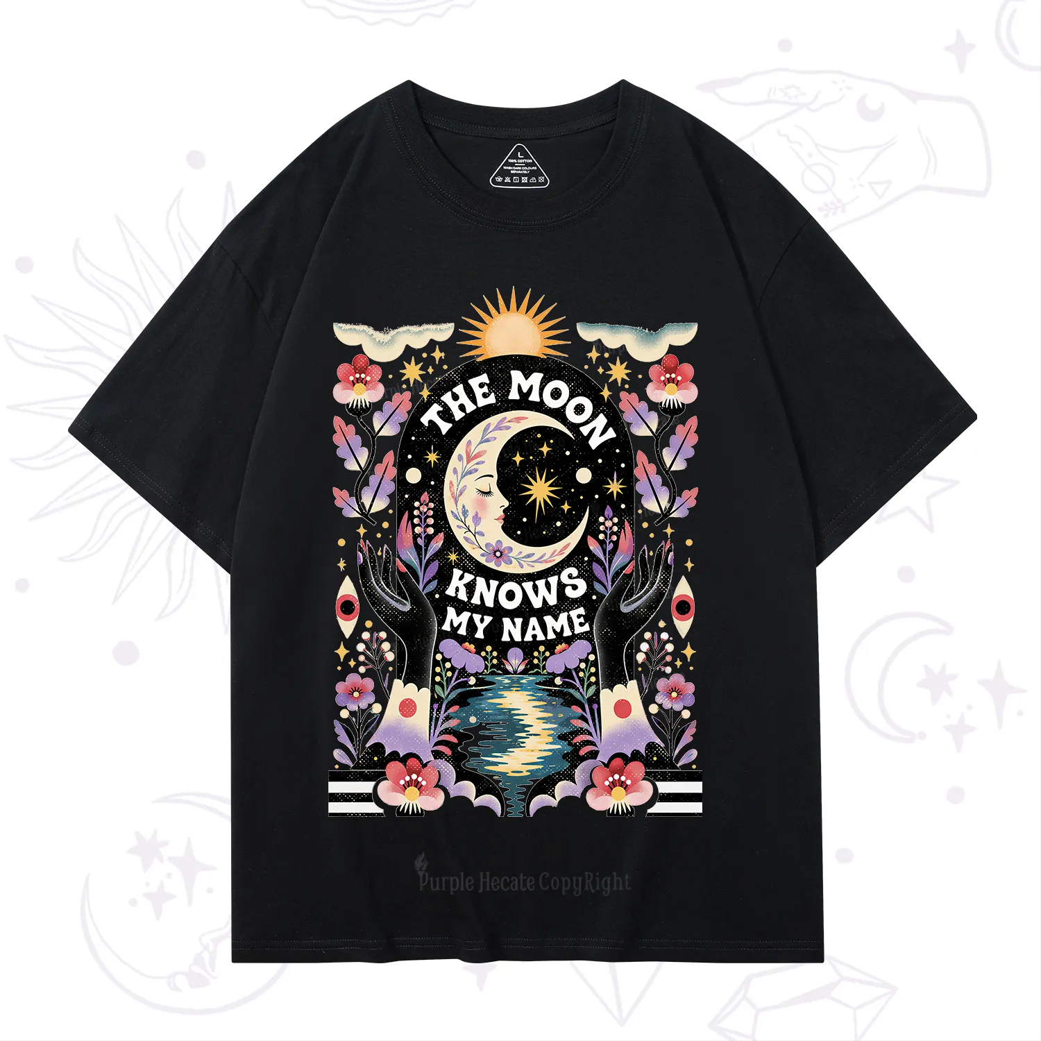 Purplehecate The Moon Knows My Name T-Shirt