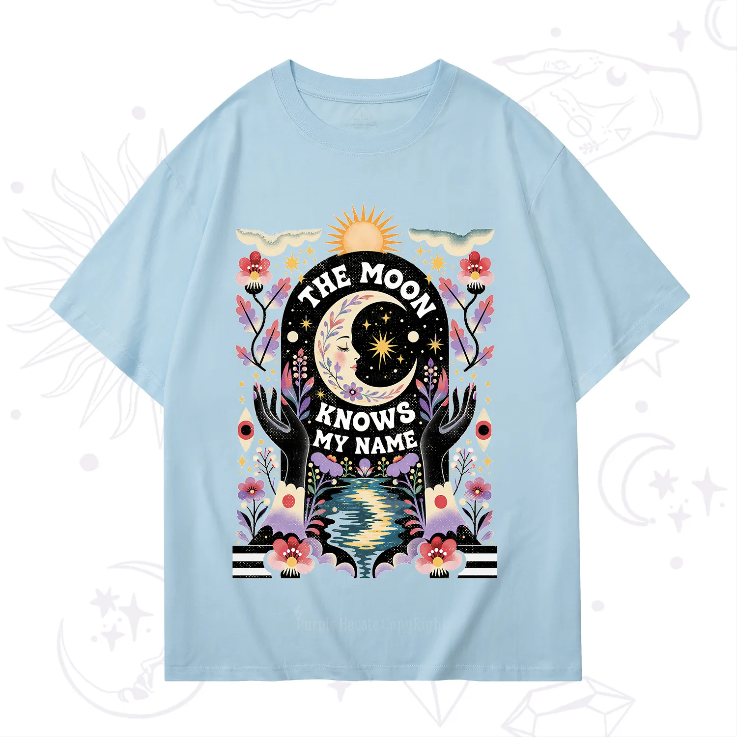 Purplehecate The Moon Knows My Name T-Shirt