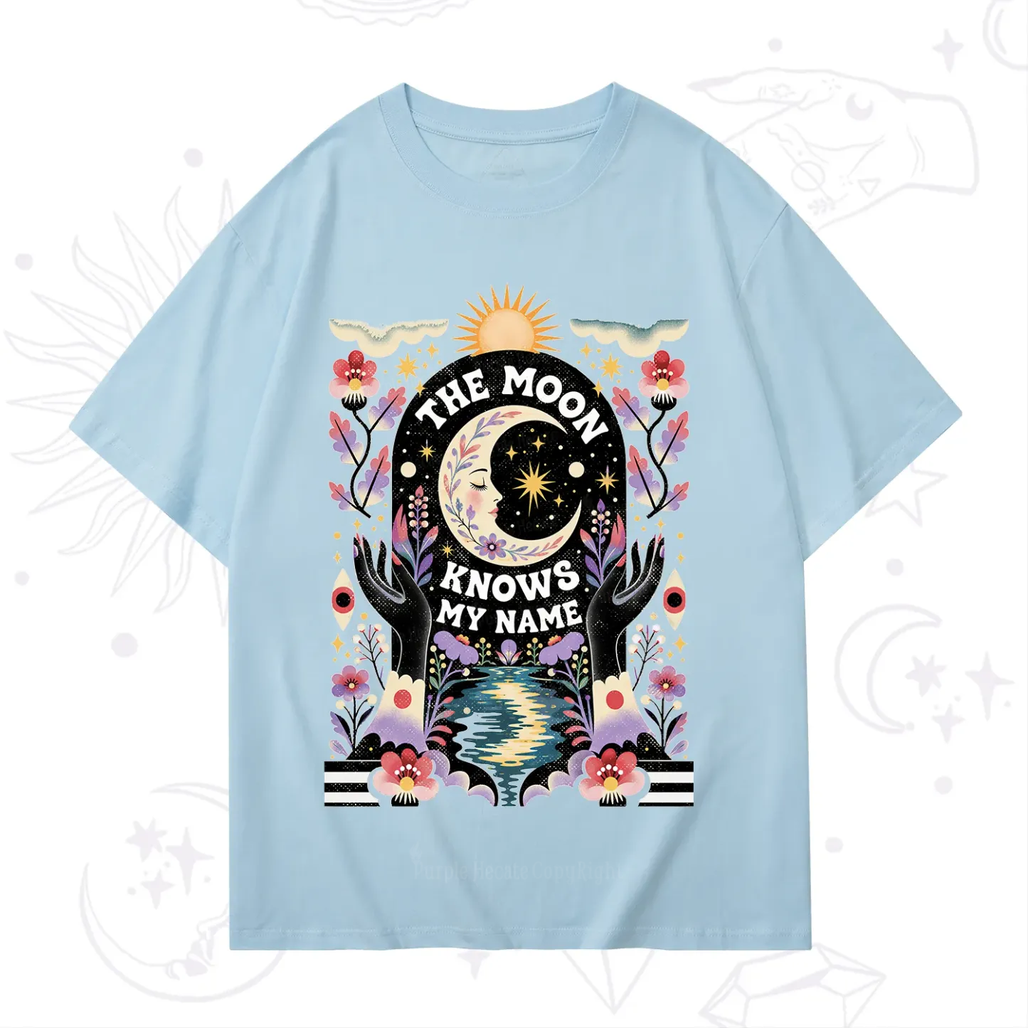 Purplehecate The Moon Knows My Name T-Shirt