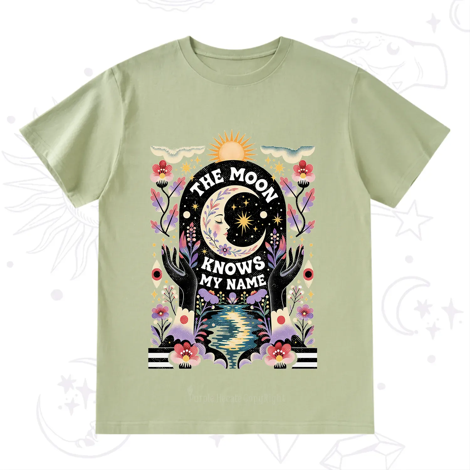 Purplehecate The Moon Knows My Name T-Shirt