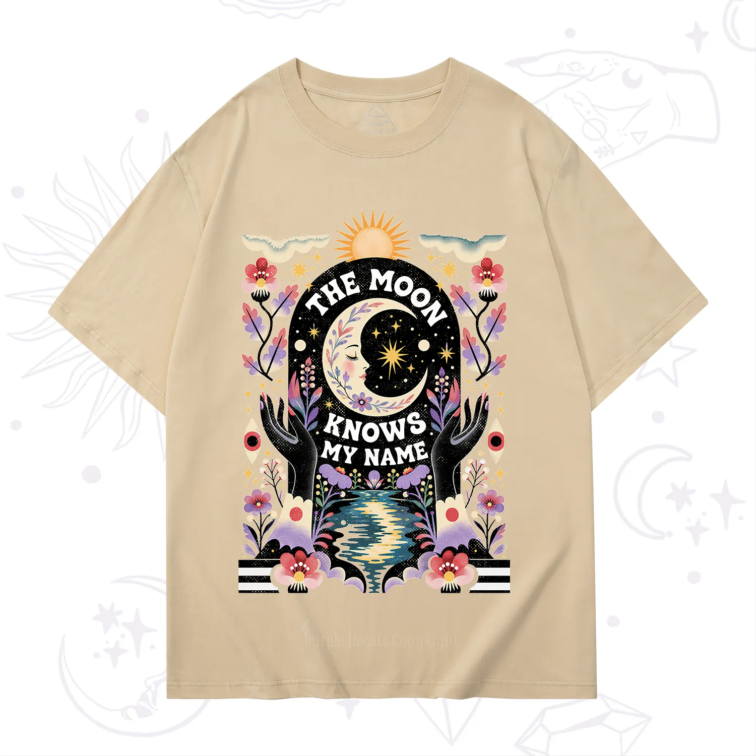 Purplehecate The Moon Knows My Name T-Shirt
