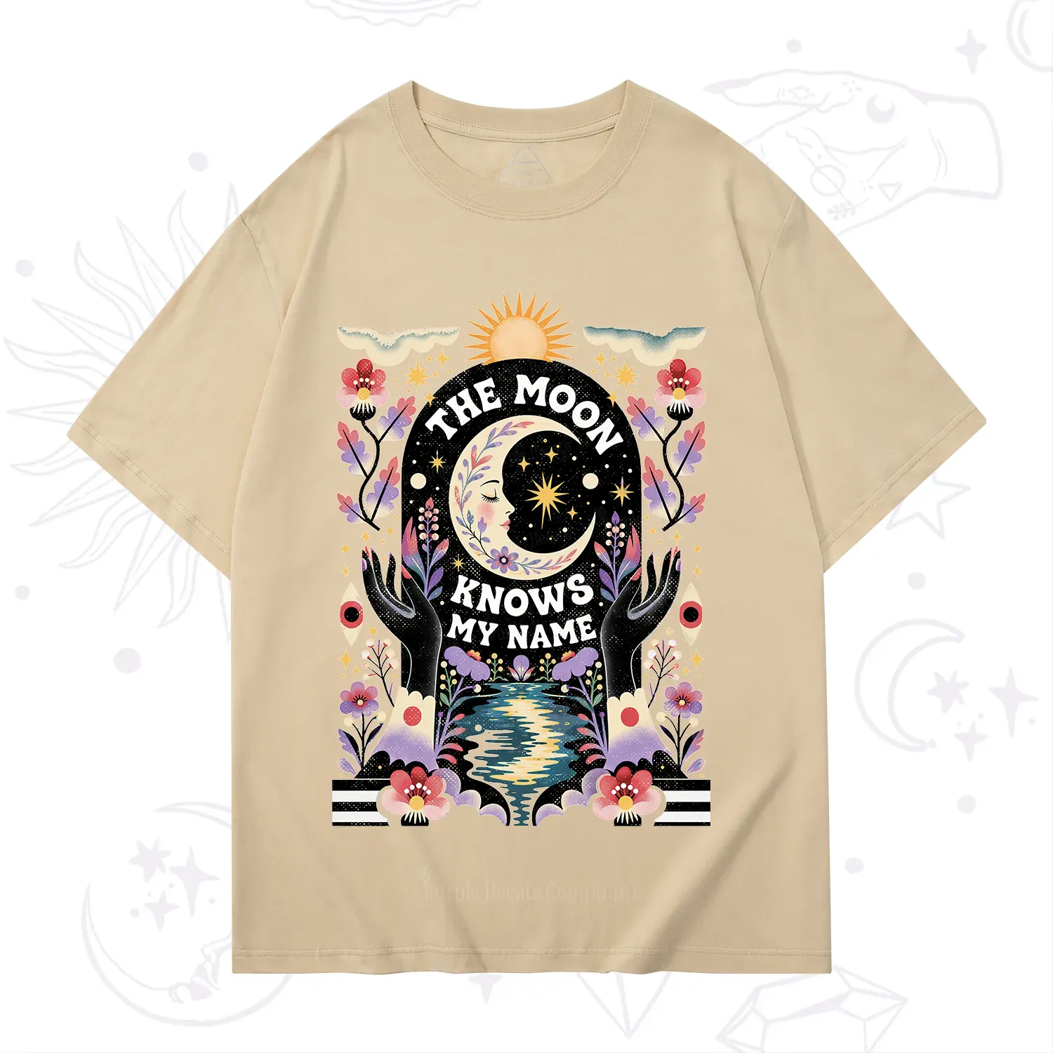 Purplehecate The Moon Knows My Name T-Shirt