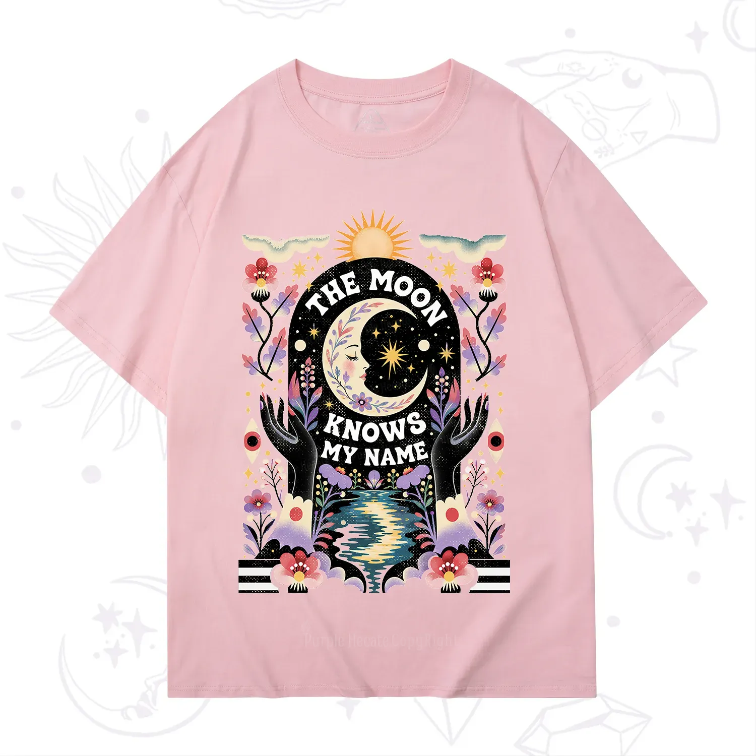 Purplehecate The Moon Knows My Name T-Shirt