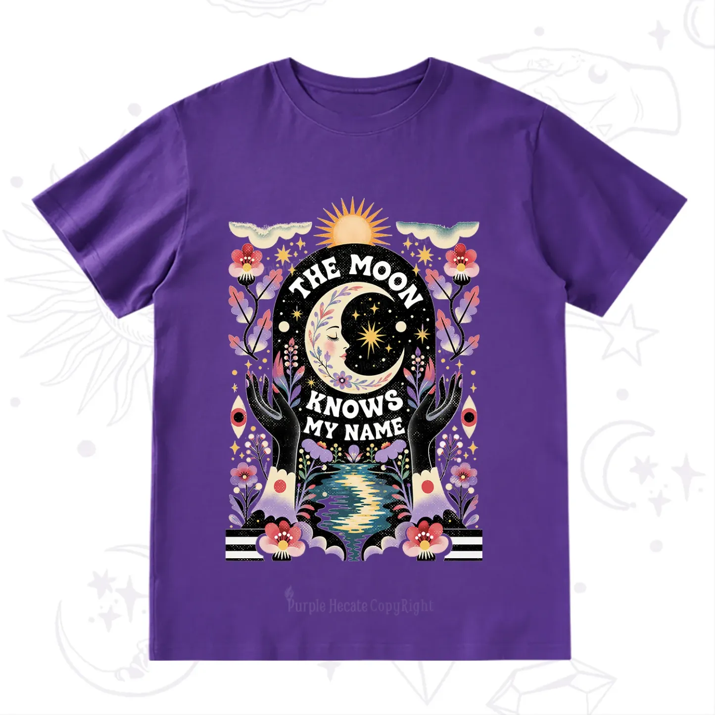 Purplehecate The Moon Knows My Name T-Shirt