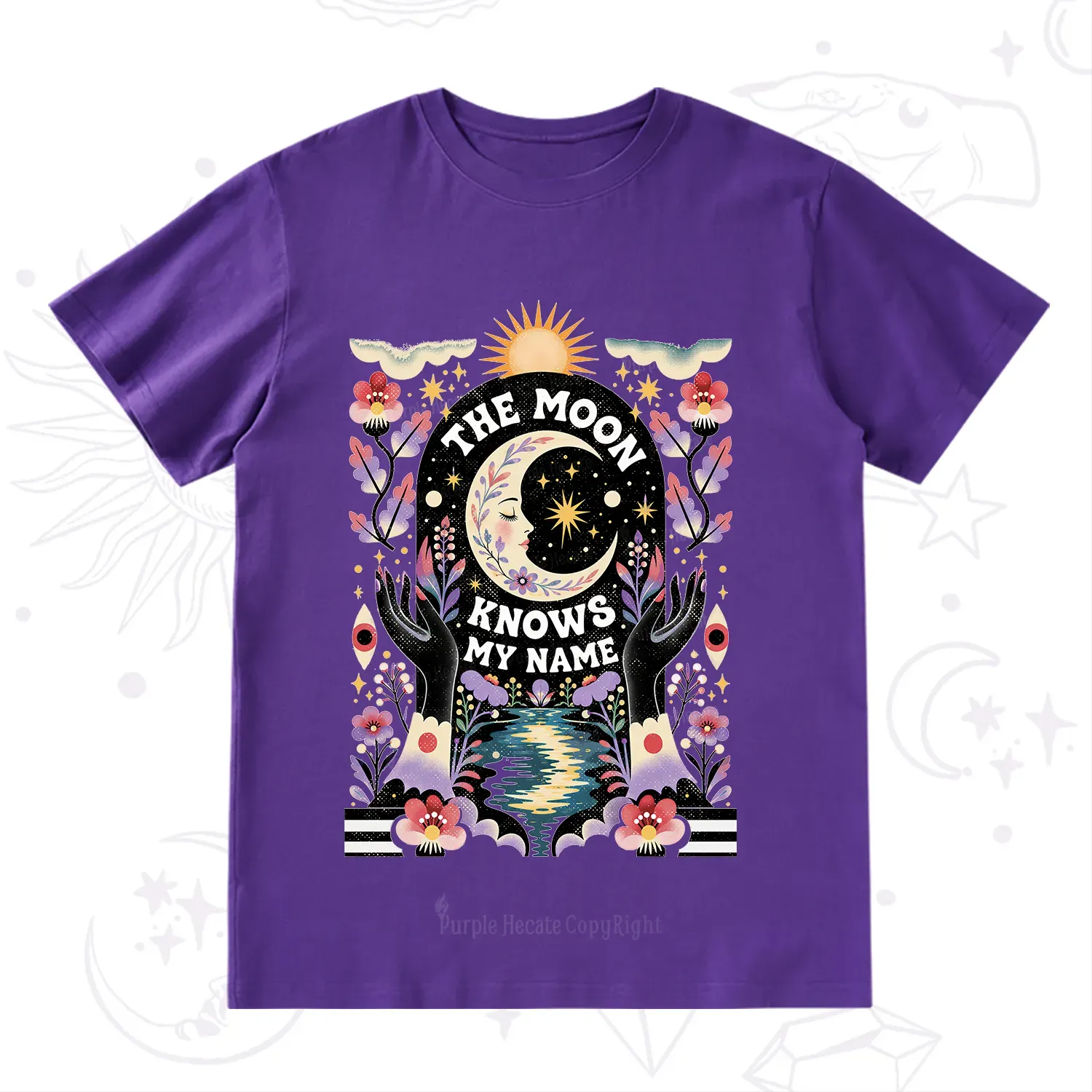 Purplehecate The Moon Knows My Name T-Shirt