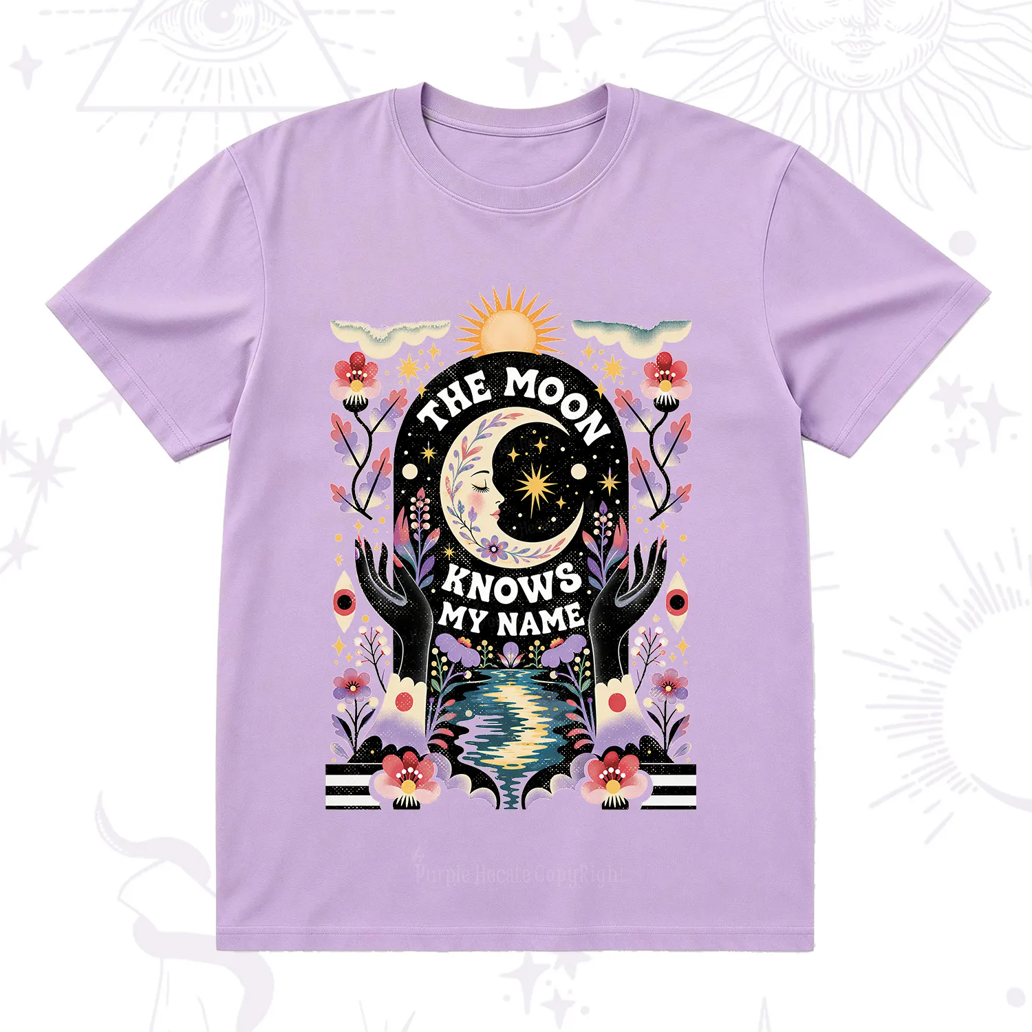 Purplehecate The Moon Knows My Name T-Shirt