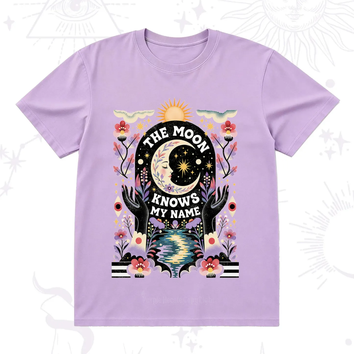 Purplehecate The Moon Knows My Name T-Shirt