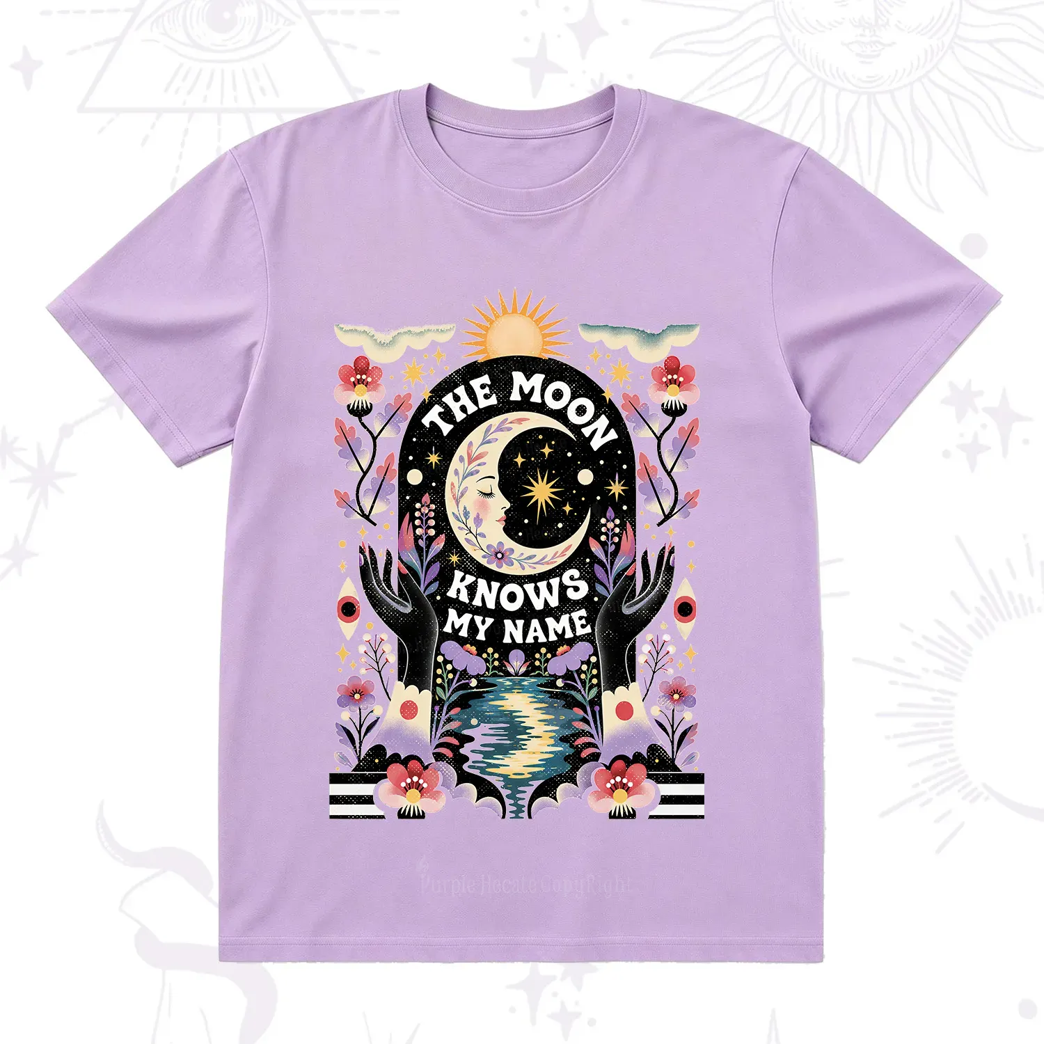 Purplehecate The Moon Knows My Name T-Shirt