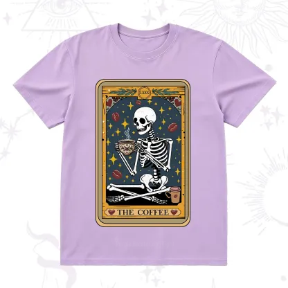 Purplehecate The Coffee Lover Tarot Card T-Shirt