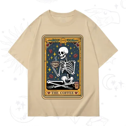 Purplehecate The Coffee Lover Tarot Card T-Shirt