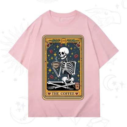 Purplehecate The Coffee Lover Tarot Card T-Shirt