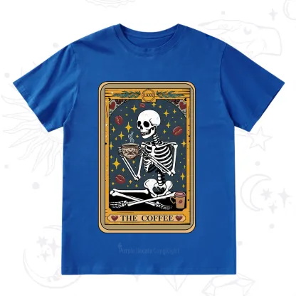 Purplehecate The Coffee Lover Tarot Card T-Shirt