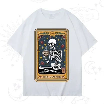 Purplehecate The Coffee Lover Tarot Card T-Shirt