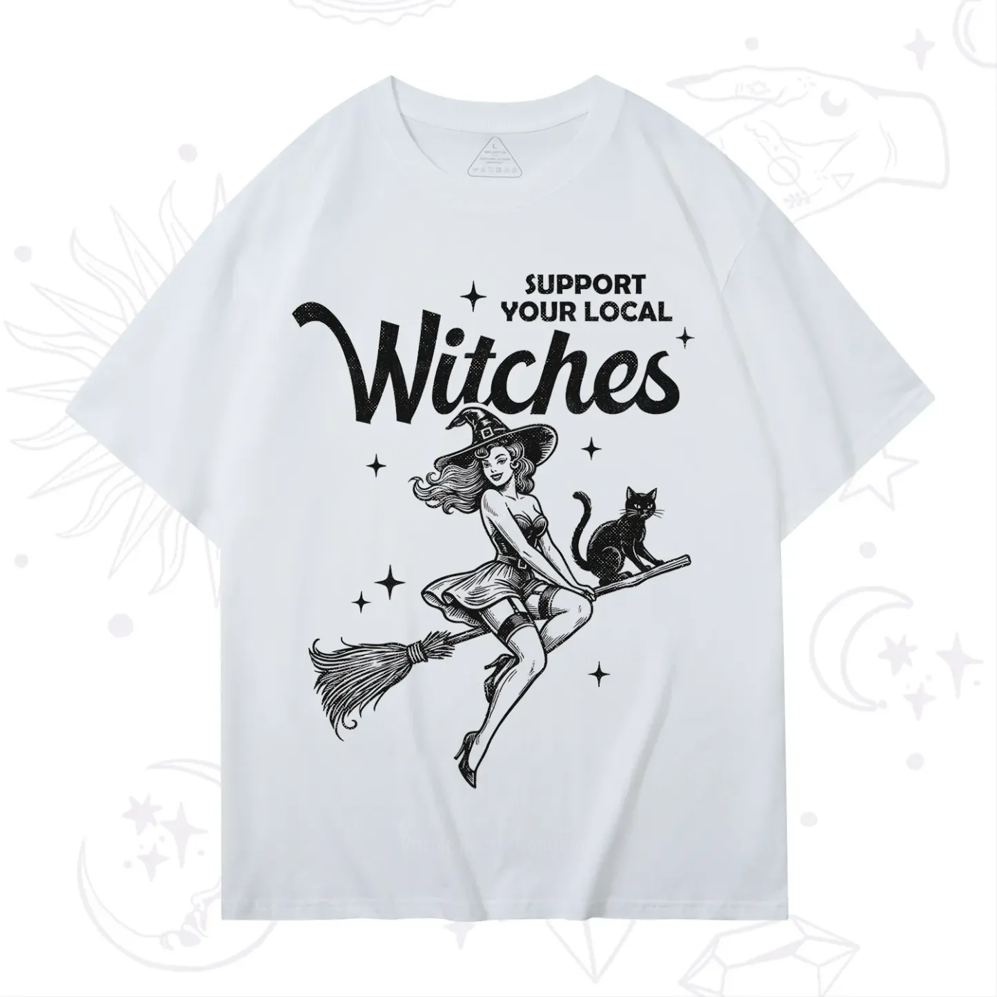 Purplehecate Support Your Local Witches Funny Witch T-Shirt