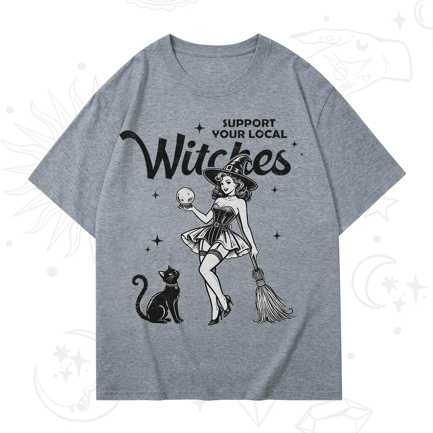 Purplehecate Support Your Local Witches T-Shirt