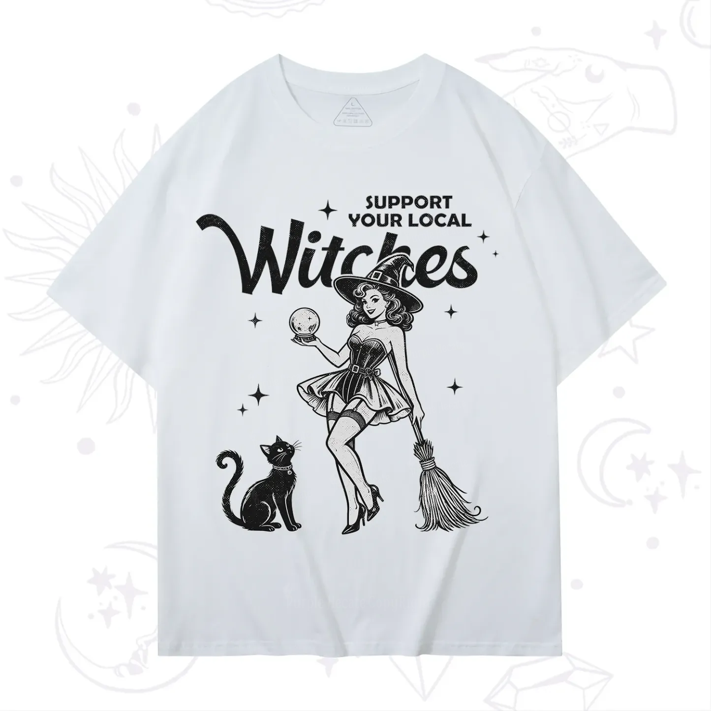 Purplehecate Support Your Local Witches T-Shirt