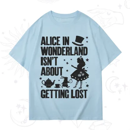 Purplehecate Alice Style Wonderland Girl Quote T-Shirt
