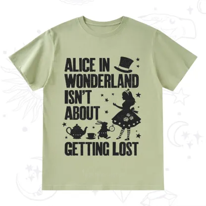 Purplehecate Alice Style Wonderland Girl Quote T-Shirt