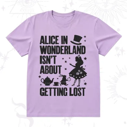 Purplehecate Alice Style Wonderland Girl Quote T-Shirt