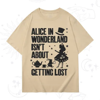 Purplehecate Alice Style Wonderland Girl Quote T-Shirt