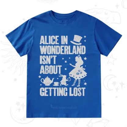 Purplehecate Alice Style Wonderland Girl Quote T-Shirt