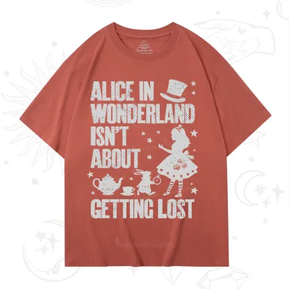 Purplehecate Alice Style Wonderland Girl Quote T-Shirt